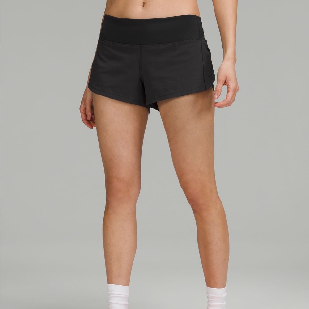 lululemon Speed Up Mid-Rise Lined Shorts size 4